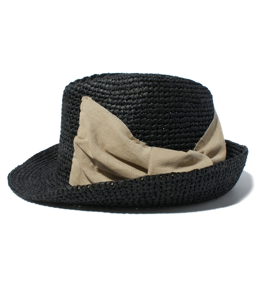 CONTROL FREAK / CTFK(コントロールフリーク)の「【control freak】コーデュロイリボンハット(ハット・レディース・ブラック/ベージュ/ネイビー・FREE)」の4枚目の写真