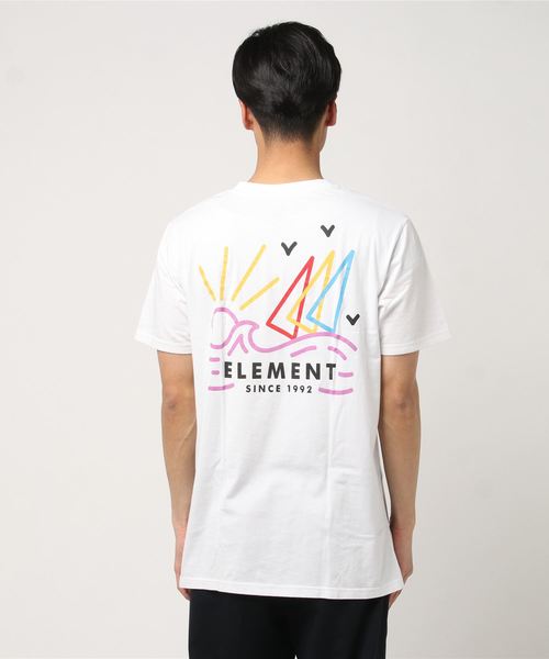 ELEMENT(エレメント)の「ELEMENT メンズ SAIL SS Tシャツ(Tシャツ/カットソー・メンズ・ブラック/ホワイト・LARGE/MEDIUM/X-LARGE)」の3枚目の写真