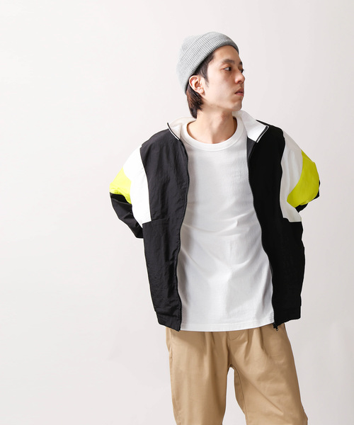 WEGO（ウィゴー）の「WEGO/ナイロンスタンドブルゾン（ブルゾン・メンズ・ブルー/ネイビー/ブラック・LARGE/MEDIUM）」の14枚目の写真
