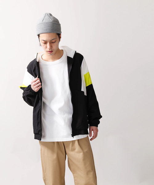 WEGO（ウィゴー）の「WEGO/ナイロンスタンドブルゾン（ブルゾン・メンズ・ブルー/ネイビー/ブラック・LARGE/MEDIUM）」の10枚目の写真