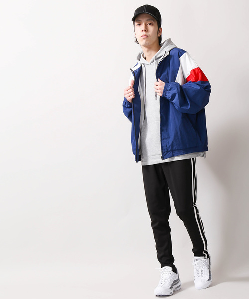 WEGO（ウィゴー）の「WEGO/ナイロンスタンドブルゾン（ブルゾン・メンズ・ブルー/ネイビー/ブラック・LARGE/MEDIUM）」の8枚目の写真