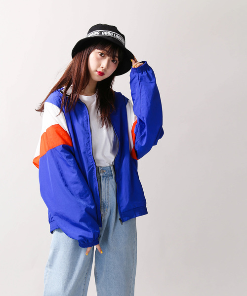 WEGO（ウィゴー）の「WEGO/ナイロンスタンドブルゾン（ブルゾン・メンズ・ブルー/ネイビー/ブラック・LARGE/MEDIUM）」の13枚目の写真
