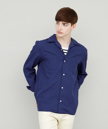 EMMA CLOTHES | ワイドシルエット長袖オープンカラーシャツ(シャツ/ブラウス)