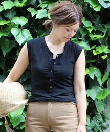 Deuxieme Classe | Henley 天竺Tシャツ◆(Tシャツ/カットソー)