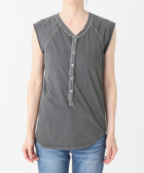 Deuxieme Classe ヘンリーネック レイヤリング 天竺カットソー F Deuxieme Classe（ドゥーズィエムクラス）の「Henley 天竺T