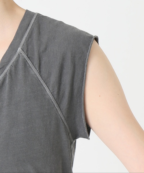 Deuxieme Classe ヘンリーネック レイヤリング 天竺カットソー F Deuxieme Classe（ドゥーズィエムクラス）の「Henley 天竺T