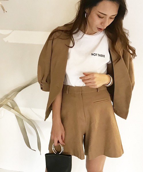 TODAYFUL（トゥデイフル）の「NOT THERE Tシャツ（Tシャツ/カットソー・レディース・レッド/ネイビー・FREE）」の6枚目の写真