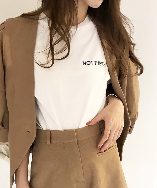 TODAYFUL（トゥデイフル）の「NOT THERE Tシャツ（Tシャツ/カットソー・レディース・レッド/ネイビー・FREE）」の11枚目の写真