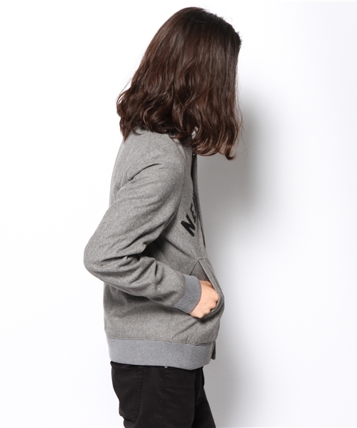 WEGO（ウィゴー）の「WEGO/NEWYORKメルトンスタジャン（スタジャン・メンズ・グレー/ネイビー/ロイヤルブルー・MEDIUM/LARGE）」の5枚目の写真