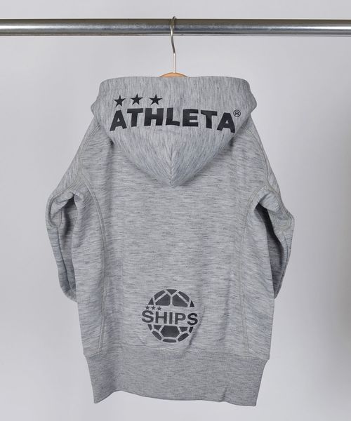 ATHLETA(アスレタ)の「ATHLETA:ジップ フード パーカー【SHIPS別注】(100~130cm)(パーカー・キッズ・ブラック/グレー・100/110/120/130)」の15枚目の写真