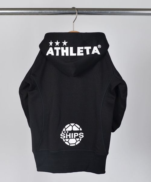 ATHLETA(アスレタ)の「ATHLETA:ジップ フード パーカー【SHIPS別注】(100~130cm)(パーカー・キッズ・ブラック/グレー・100/110/120/130)」の14枚目の写真