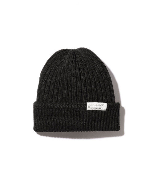 MR.OLIVE(ミスターオリーブ)の「RACAL×MR.OLIVE COLLABORATION / W/A RIB KNIT CAP(ニットキャップ/ビーニー・メンズ・チャコールグレー/ブラック/ダークブラウン/ブラウン・FREE)」の5枚目の写真