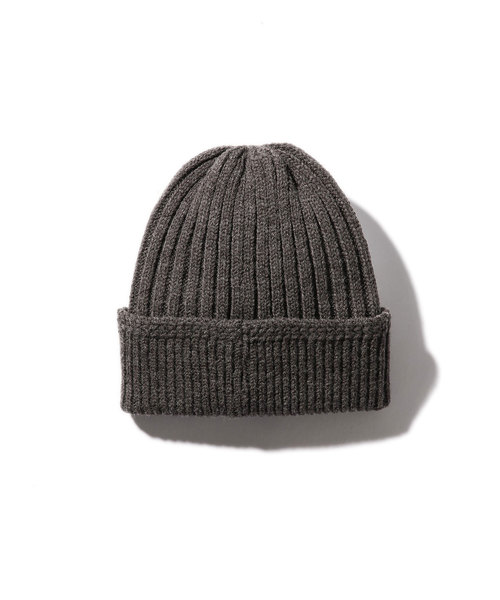 MR.OLIVE(ミスターオリーブ)の「RACAL×MR.OLIVE COLLABORATION / W/A RIB KNIT CAP(ニットキャップ/ビーニー・メンズ・チャコールグレー/ブラック/ダークブラウン/ブラウン・FREE)」の8枚目の写真