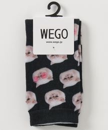 WEGO | WEGO/ネコ総柄プリントソックス(ソックス/靴下)