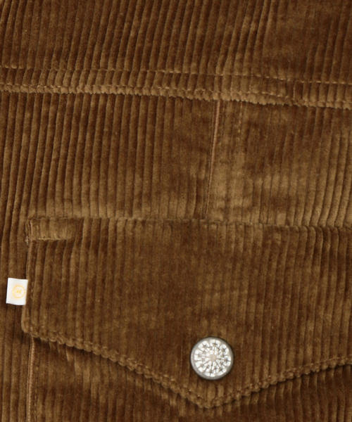 WESTOVERALLS（ウエストオーバーオールズ）の「＜WESTOVERALLS＞CORDUROY TRACKER JACKET/ブルゾン（ブルゾン・メンズ・ブラック/ブラウン・SMALL/F）」の6枚目の写真