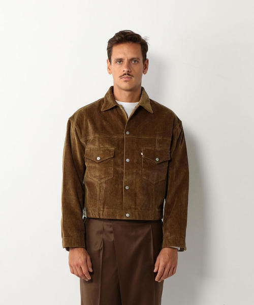 WESTOVERALLS（ウエストオーバーオールズ）の「＜WESTOVERALLS＞CORDUROY TRACKER JACKET/ブルゾン（ブルゾン・メンズ・ブラック/ブラウン・SMALL/F）」の7枚目の写真