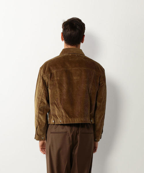 WESTOVERALLS（ウエストオーバーオールズ）の「＜WESTOVERALLS＞CORDUROY TRACKER JACKET/ブルゾン（ブルゾン・メンズ・ブラック/ブラウン・SMALL/F）」の8枚目の写真