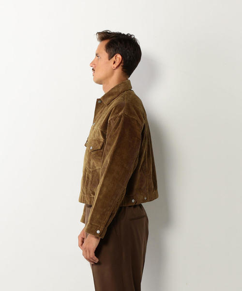WESTOVERALLS（ウエストオーバーオールズ）の「＜WESTOVERALLS＞CORDUROY TRACKER JACKET/ブルゾン（ブルゾン・メンズ・ブラック/ブラウン・SMALL/F）」の9枚目の写真