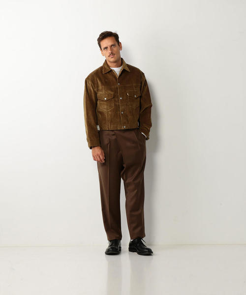 WESTOVERALLS（ウエストオーバーオールズ）の「＜WESTOVERALLS＞CORDUROY TRACKER JACKET/ブルゾン（ブルゾン・メンズ・ブラック/ブラウン・SMALL/F）」の10枚目の写真