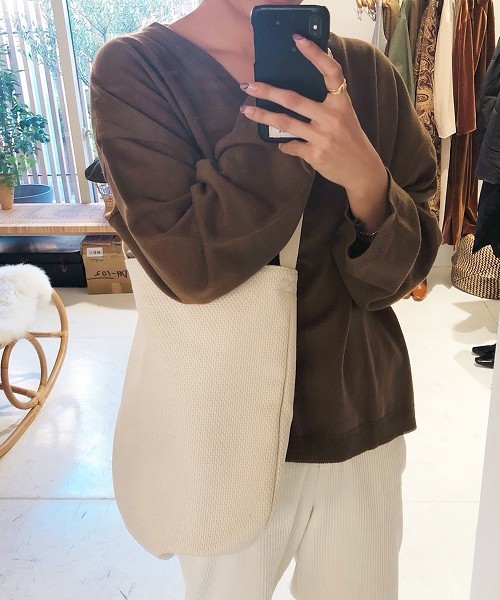 TODAYFUL（トゥデイフル）の「ヘビーキャンバスバッグ（ショルダーバッグ・レディース・ホワイト・FREE）」の2枚目の写真