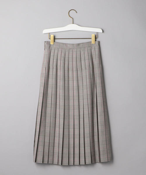 UNITED ARROWS(ユナイテッドアローズ)の「UBCS P/W チェック プリーツスカート(スカート・レディース・ブラウン/グレー・38/36/40)」の14枚目の写真