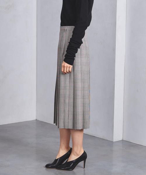 UNITED ARROWS(ユナイテッドアローズ)の「UBCS P/W チェック プリーツスカート(スカート・レディース・ブラウン/グレー・38/36/40)」の11枚目の写真