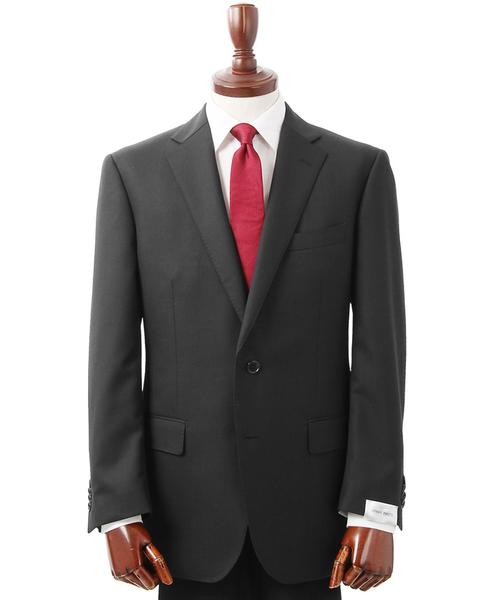 THE SUIT COMPANY(ザ・スーツカンパニー)の「【ツーパンツ】クラシック 2つボタンスーツ ピンストライプ(セットアップ・メンズ・ブルー系その他/ブラック×ブルー・A4/A5/AB5/AB6/AB7)」の1枚目の写真