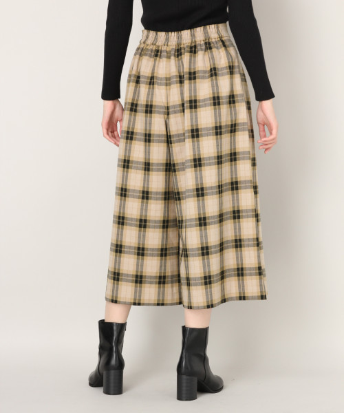 LOWRYS FARM（ローリーズファーム）の「チェックスカーチョ　816533（その他パンツ・レディース・ベージュ/ネイビー/ブラウン/グレー・SMALL/MEDIUM/LARGE/X-LARGE）」の6枚目の写真
