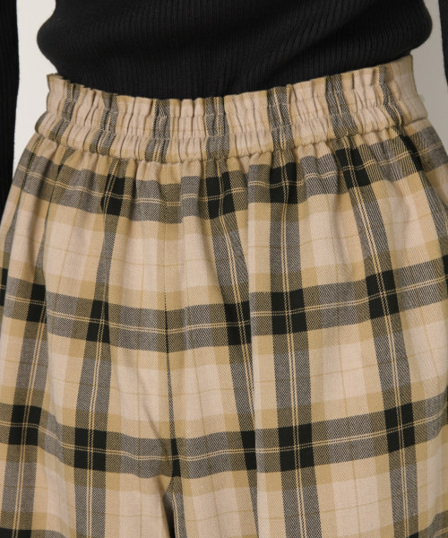LOWRYS FARM（ローリーズファーム）の「チェックスカーチョ　816533（その他パンツ・レディース・ベージュ/ネイビー/ブラウン/グレー・SMALL/MEDIUM/LARGE/X-LARGE）」の7枚目の写真