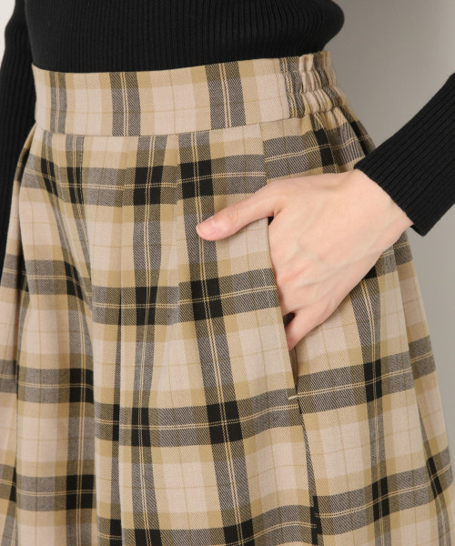 LOWRYS FARM（ローリーズファーム）の「チェックスカーチョ　816533（その他パンツ・レディース・ベージュ/ネイビー/ブラウン/グレー・SMALL/MEDIUM/LARGE/X-LARGE）」の8枚目の写真