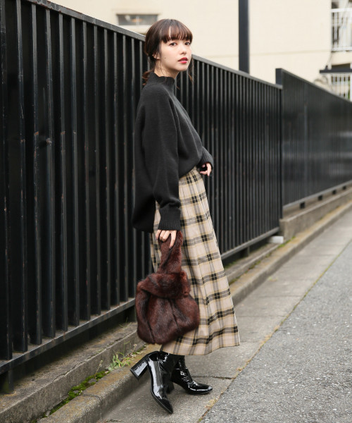 LOWRYS FARM（ローリーズファーム）の「チェックスカーチョ　816533（その他パンツ・レディース・ベージュ/ネイビー/ブラウン/グレー・SMALL/MEDIUM/LARGE/X-LARGE）」の13枚目の写真