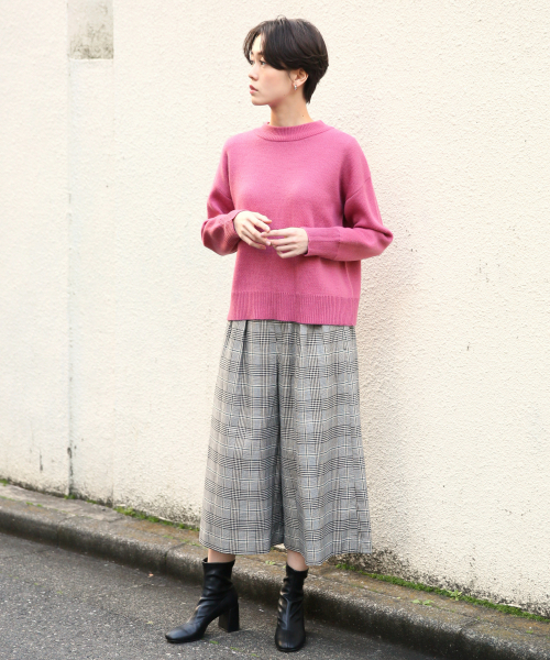 LOWRYS FARM（ローリーズファーム）の「チェックスカーチョ　816533（その他パンツ・レディース・ベージュ/ネイビー/ブラウン/グレー・SMALL/MEDIUM/LARGE/X-LARGE）」の21枚目の写真