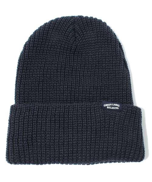 green label relaxing（グリーンレーベルリラクシング）の「GLR カラーニットワッチ ◇（ニットキャップ/ビーニー・キッズ・グレー/レッド/イエロー/ケリー/コバルトブルー/ネイビー・フリー）」の4枚目の写真