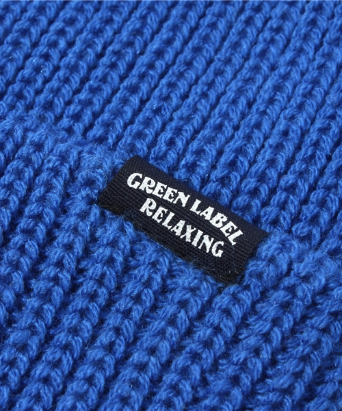 green label relaxing（グリーンレーベルリラクシング）の「GLR カラーニットワッチ ◇（ニットキャップ/ビーニー・キッズ・グレー/レッド/イエロー/ケリー/コバルトブルー/ネイビー・フリー）」の8枚目の写真