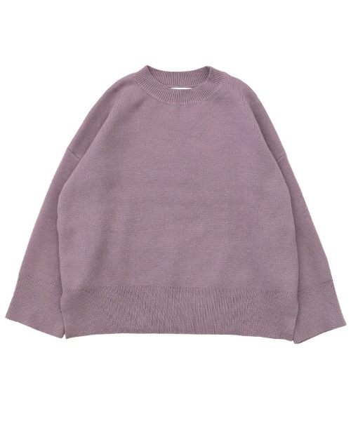 select MOCA（セレクトモカ）の「リブスリーブルーズニット（ニット/セーター・レディース・ベージュ/ブラウン/チャコール/ラベンダー/アイボリー/ライトカーキ・FREE）」の11枚目の写真