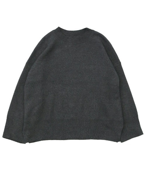 select MOCA（セレクトモカ）の「リブスリーブルーズニット（ニット/セーター・レディース・ベージュ/ブラウン/チャコール/ラベンダー/アイボリー/ライトカーキ・FREE）」の14枚目の写真