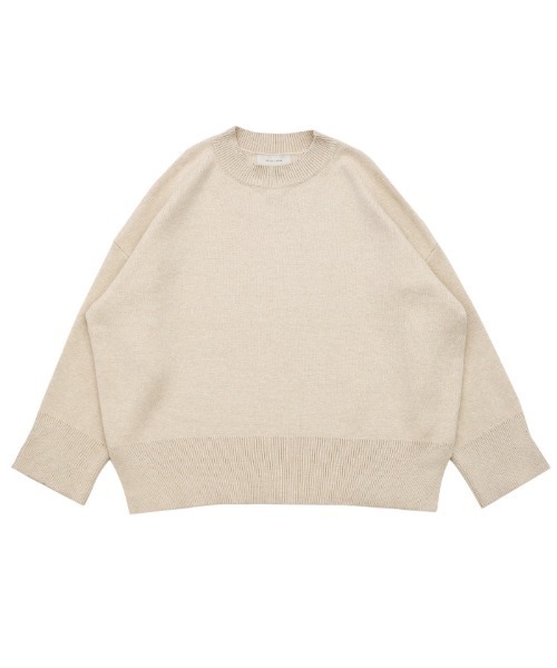 select MOCA（セレクトモカ）の「リブスリーブルーズニット（ニット/セーター・レディース・ベージュ/ブラウン/チャコール/ラベンダー/アイボリー/ライトカーキ・FREE）」の13枚目の写真