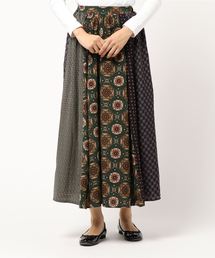 YECCA VECCA | ・柄ブロッキングスカート(スカート)