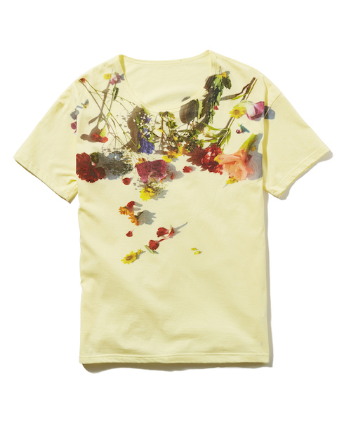 rehacer(レアセル)の「rehacer : Flower Garden Made in Japan / フラワー ガーデン Tシャツ メイドインジャパン(Tシャツ/カットソー・メンズ・ホワイト/ブラック/グレー/イエロー・SMALL/MEDIUM/LARGE/X-LARGE/XX-LARGE/X-SMALL)」の4枚目の写真
