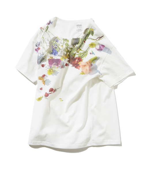 rehacer(レアセル)の「rehacer : Flower Garden Made in Japan / フラワー ガーデン Tシャツ メイドインジャパン(Tシャツ/カットソー・メンズ・ホワイト/ブラック/グレー/イエロー・SMALL/MEDIUM/LARGE/X-LARGE/XX-LARGE/X-SMALL)」の10枚目の写真