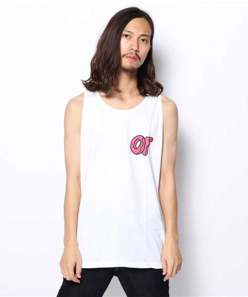 Manhattan Records(マンハッタン レコーズ)の「Ofwgkta / Of Donut Tank(Tシャツ/カットソー・メンズ・ホワイト/ブラック・MEDIUM/LARGE)」の1枚目の写真