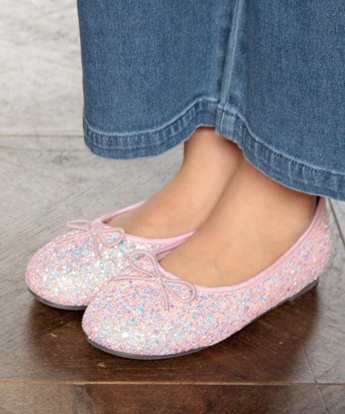 SOROTTO（ソロット）の「ぺたんこバレエシューズ 19-22cm / フォーマルシューズ（バレエシューズ・キッズ・ブラック系その他2/ブルー/ピンク系その他/ブラック/ベージュ/レッド/ピンク/ブルーグレー/イエロー/グリーン/レオパード/ブラック系その他/ゴールド/その他/グリーン系その他/レッド系その他/ブルー系その他/キャメル/チェック/オレンジ/シルバー/ゴールド系その他/ブラック系その他3/パープル/ダークブラウン/ブラウン系その他/アイボリー/その他1・19.0cm/20.0cm/21.0cm/22.0cm）」の18枚目の写真