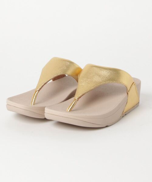 fitflop（フィットフロップ）の「LULU LEATHER TOEPOST / LULU レザー トゥーポスト サンダル（サンダル・レディース・ブラウン系その他/ゴールド系その他/ブラック/シルバー/チョコ/ブラウン系その他2/ホワイト/ライトブラウン/ライトブルー/ベージュ/ネイビー/ピンクゴールド/ピンクベージュ・US6/US5/US7/US8）」の13枚目の写真