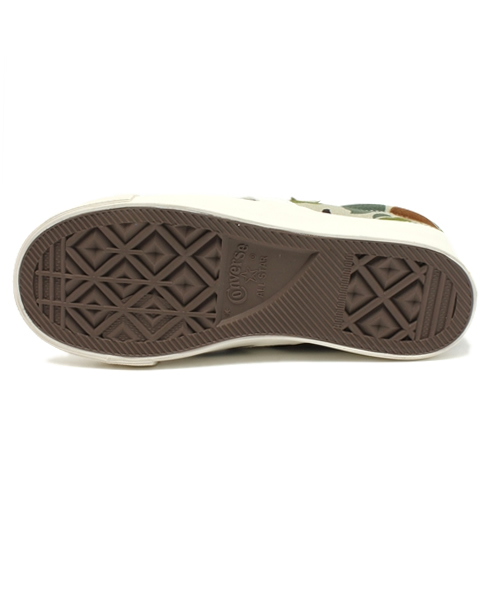 CONVERSE（コンバース）の「KID'S CANVAS CHEVRONSTAR V-1 OX/キッズ キャンバス シェブロンスター V-1 OX（スニーカー・キッズ・オリーブ/ブラック・19cm/20cm/21cm/16cm/17cm/18cm/15cm/22cm）」の4枚目の写真