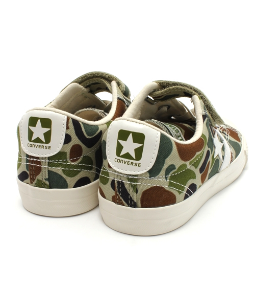 CONVERSE（コンバース）の「KID'S CANVAS CHEVRONSTAR V-1 OX/キッズ キャンバス シェブロンスター V-1 OX（スニーカー・キッズ・オリーブ/ブラック・19cm/20cm/21cm/16cm/17cm/18cm/15cm/22cm）」の5枚目の写真