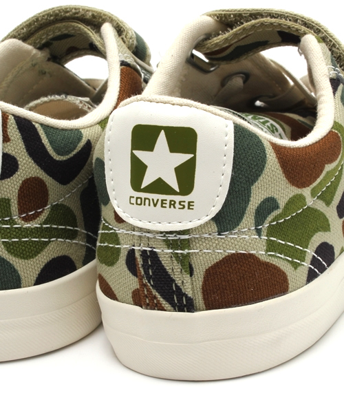 CONVERSE（コンバース）の「KID'S CANVAS CHEVRONSTAR V-1 OX/キッズ キャンバス シェブロンスター V-1 OX（スニーカー・キッズ・オリーブ/ブラック・19cm/20cm/21cm/16cm/17cm/18cm/15cm/22cm）」の8枚目の写真
