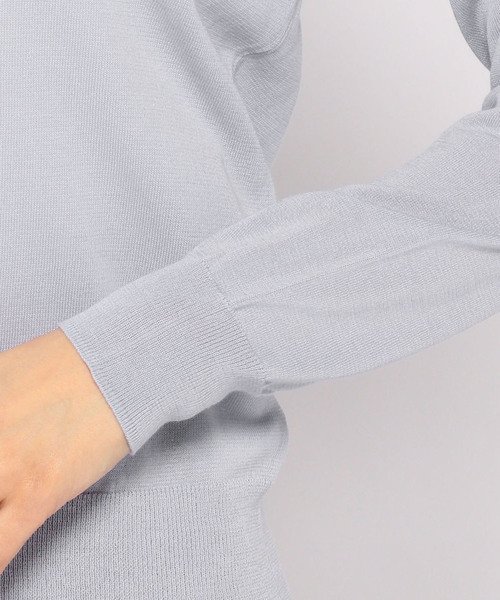 A/C DESIGN BY ALPHA CUBIC(エーシーデザインバイアルファキュービック)の「春夏カラークルーネックカーディガン(カーディガン/ボレロ・レディース・ラベンダー/ネイビー/グリーン/ピンク・M size/L size)」の20枚目の写真