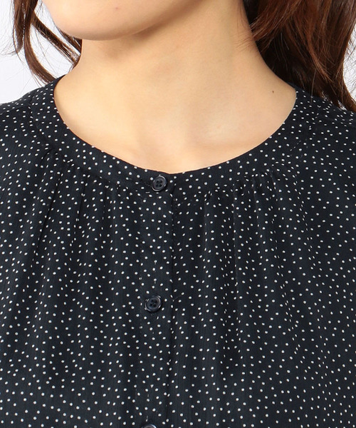 A/C DESIGN BY ALPHA CUBIC（エーシーデザインバイアルファキュービック）の「ノースリーブワンピース（ワンピース・レディース・オフホワイト/ネイビー/ブラック・9号/11号/13号）」の6枚目の写真