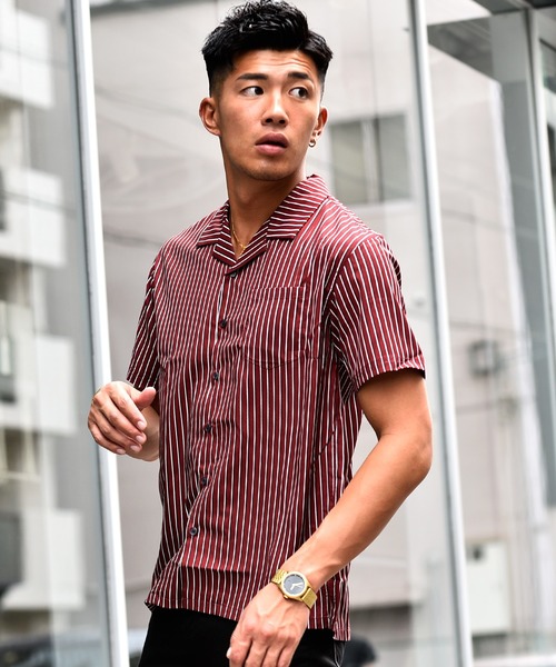 JOKER（ジョーカー）の「18色/オープンカラー半袖シャツ 開襟シャツ