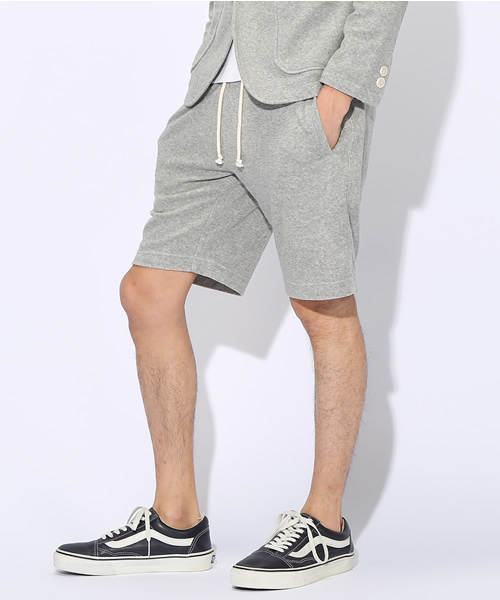 coen(コーエン)の「リラックスパイルショーツ(その他パンツ・メンズ・グレー/ネイビー・LARGE/SMALL/MEDIUM/X-LARGE)」の4枚目の写真